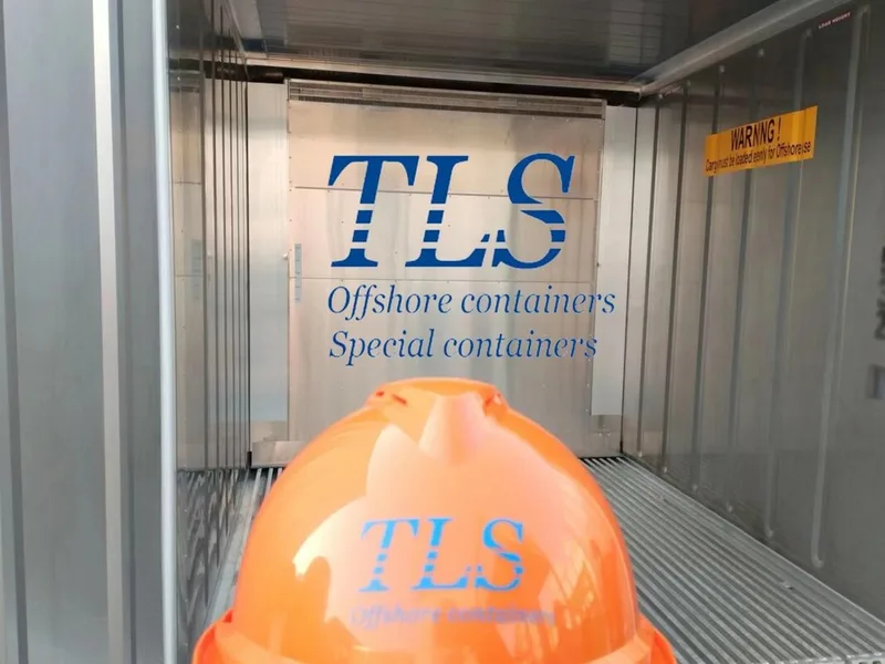 internal view of offshore reefer containers