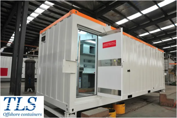 TLS mud logging cabin, pressurised container, laboratory container