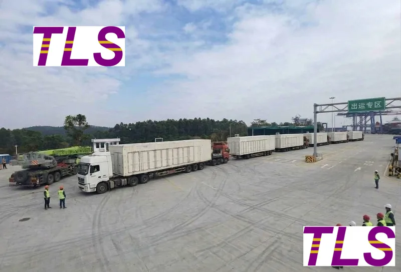 ready for delivery, transportation of containerised data center