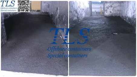 Laying of Auxiliary Materials at The Bottom of The Container