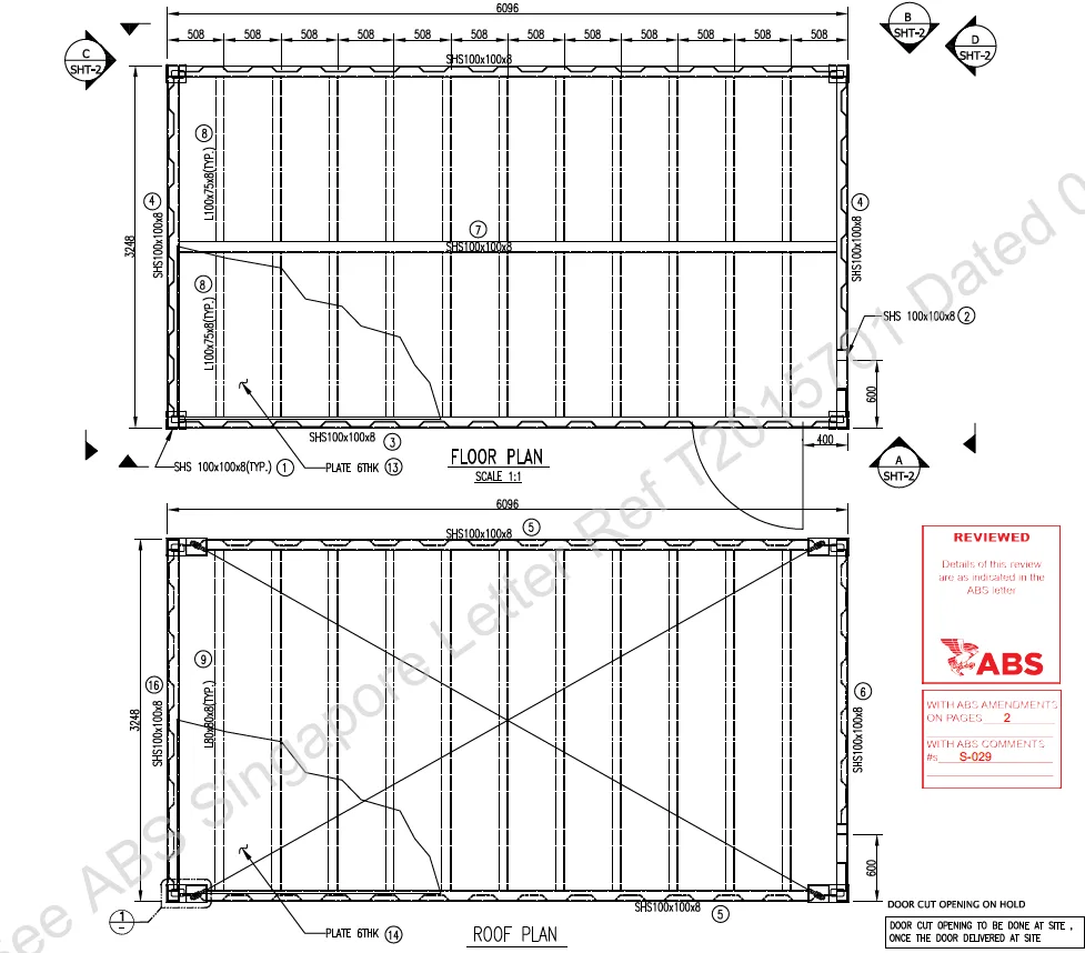 ABS approved offshore lab container