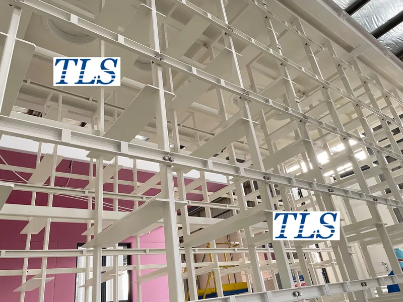 battery racks, fabricate, tls