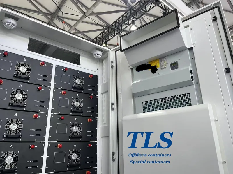 BESS container , duct design