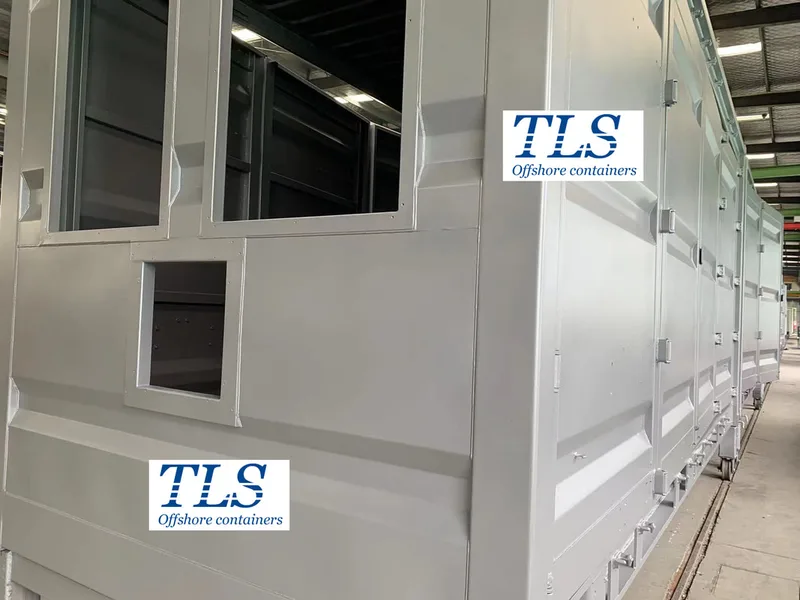 BESS container manufacturing lines in TLS factory, BESS enclosure manufacturing