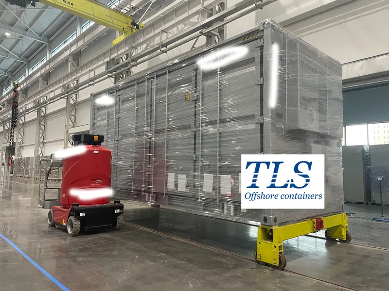 semi integrated bess enclosure by tls