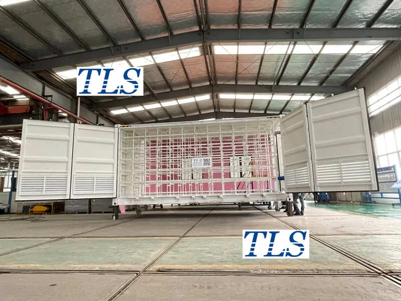 bess container, enclosure, battery racks, tls