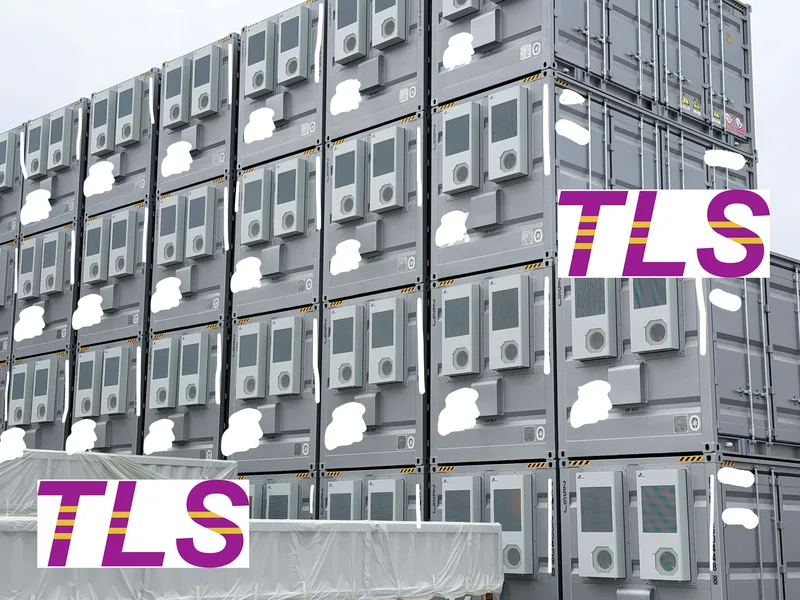 BESS containers, ready for delivery, tls energy, export to Japan