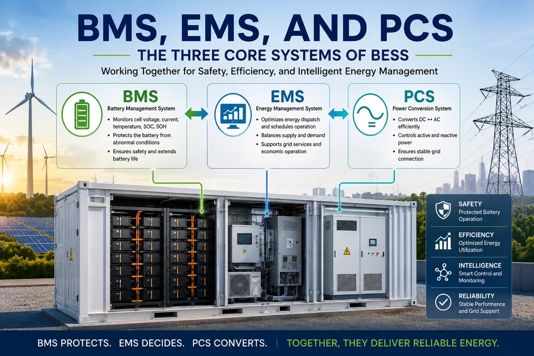 Bms, ems, pcs, from tls energy, www.tls-containers.c