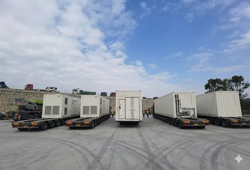 transportation of aidc containers, tls energy