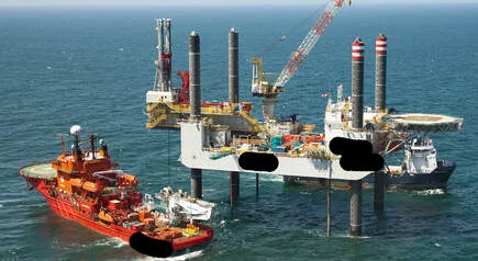 Drilling barge