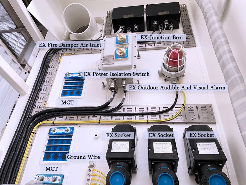 pressurised container in tls factory