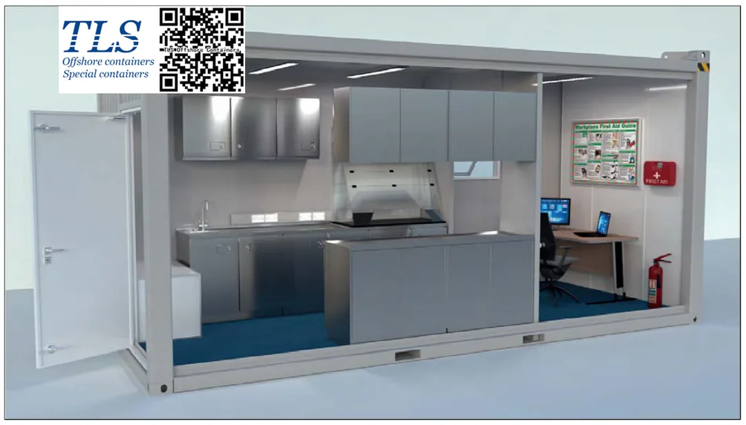 offshore workshop container, offshore laboratory container, DNV2.7-1 certified