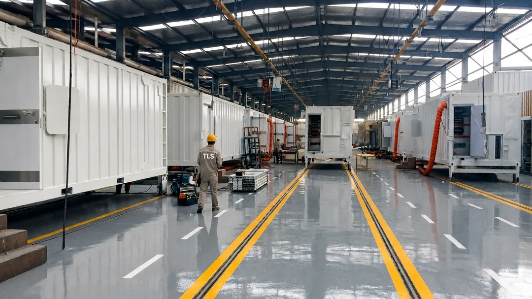 equipment container, mcc container, lab container, tls offshore
