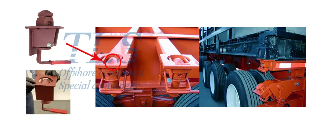 Shipping Container Manual Twist Lock Weld Type for Chassis