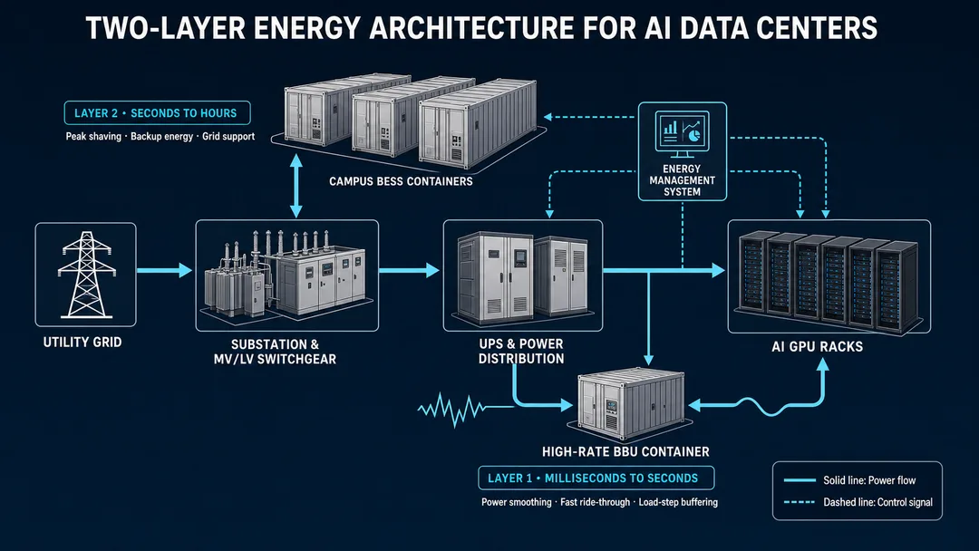 TWO-LAYER ENERGY ARCHITECTURE FOR AiDC